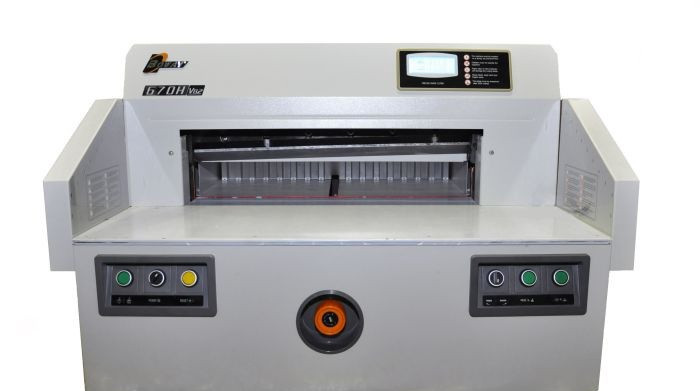 Электрич. гильотина BW-670H+ (Цифр. упр. Резом)  рез.мм:670/850 листов