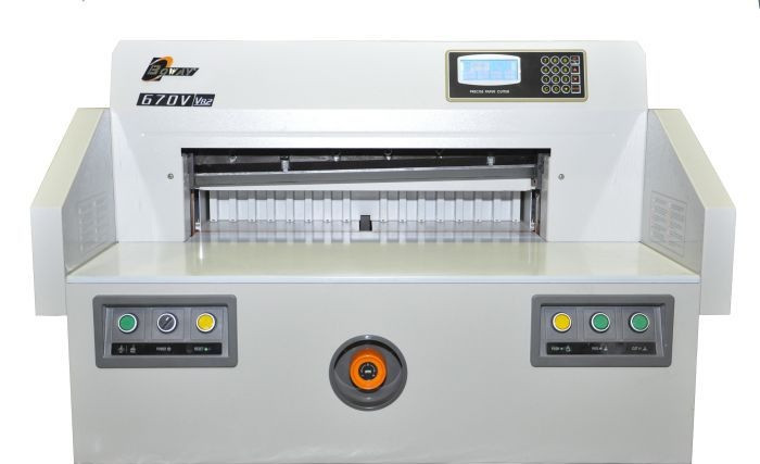 Электрич. гильотина BW-670V+ (Програмное  упр. Резом)  рез.мм:670/850 листов