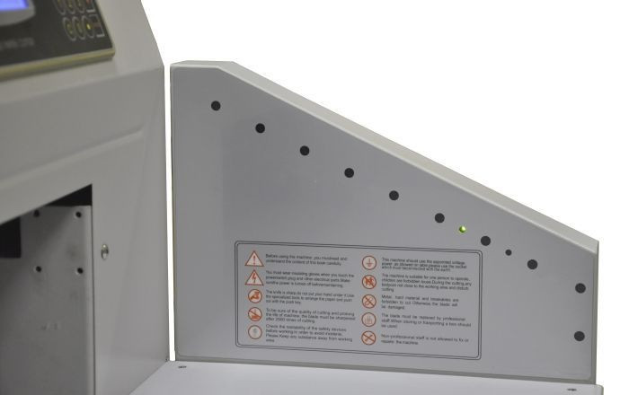 Электрич. гильотина BW-670V+ (Програмное  упр. Резом)  рез.мм:670/850 листов