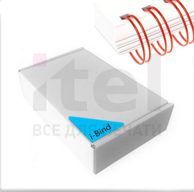 Перепл. пружина металл  3:1 A4 size 5/16&quot;  (7,9мм/50)  красные  (100шт в пачке) QP