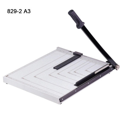 Резак для бумаги сабельный JIELISI 829-2 А3  с фиксатором металл