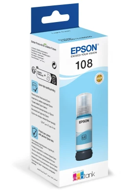 Чернила C13T09C54A 108 L8050/L18050 Light Cyan ink bottle 70ml