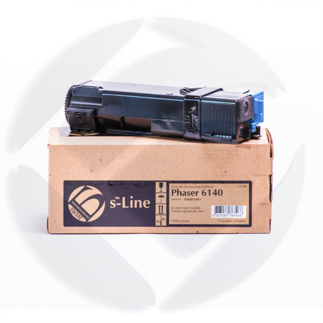 106R01481 Тонер-картридж Phaser 6140 (2k) Cyan, Булат s-Line