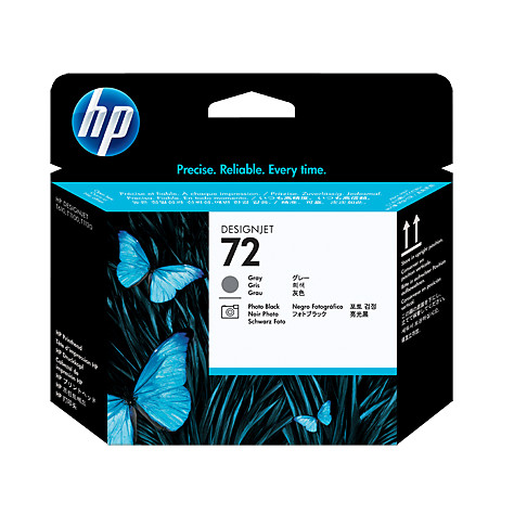 HP C9380A Gray and Photo Black Printhead №72 for  Designjet T1100/T1100ps/T610 головка 2 цв