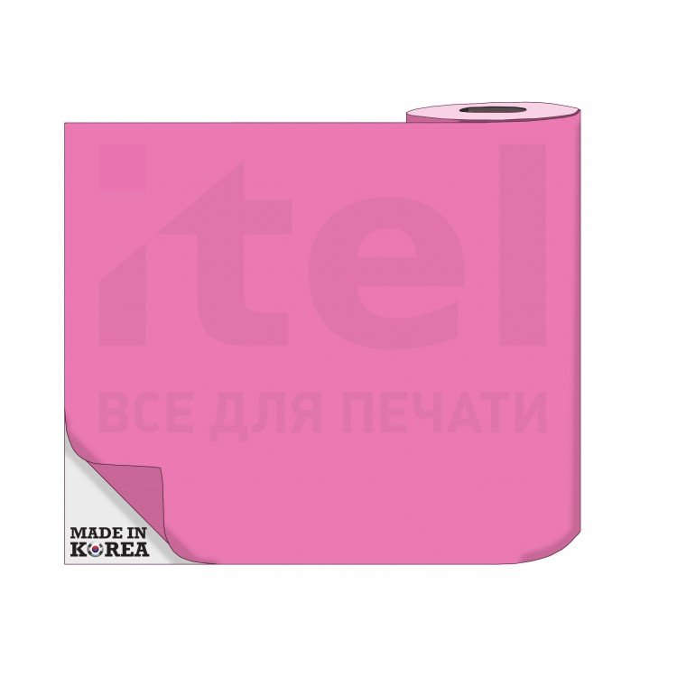 Термотрансферная пленка OS Flex (Флекс)  50см./50м./190mk Розовый цена за 1 метр