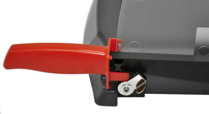 Резак сабельный (рез 343мм,  8/10лст, А4)  KW-triO 13400 черный