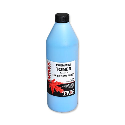 Тонер химический для CLJ CP3525/4025 TONEX Cyan  210 г/фл