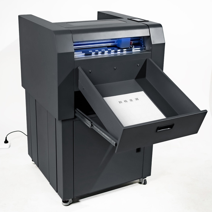 Режущий плоттер с АВТОподачей листов и СЕРВОдвигателями SKYCUT A3 MAX5 (servo label cutter) (2 инструмента) + стенд