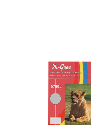 RS260S-102*152*50  X-GREE Микропористо-атласная фотобумага на резиновой основе (Satin) (80)