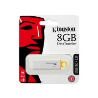 USB Флеш   8GB 3.0 Kingston DTIG4/8GB белый пластик
