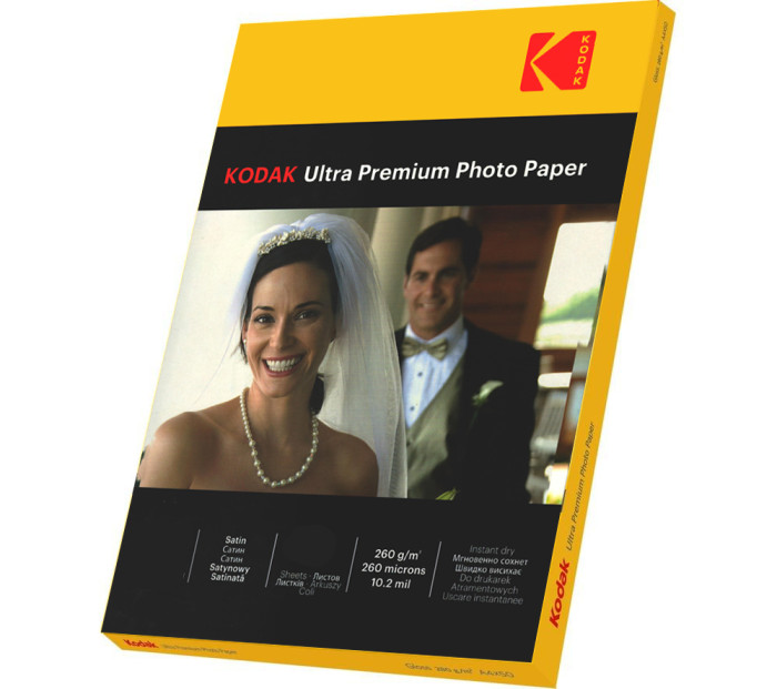 Фотобумага атласная KODAK Photo RSP Satin 10x15/100/260г/м  (9891-020) (40)