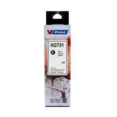 Чернила VPRINT HH UNIVERSAL ТИП GT51 (IT 115/315/415/319/419) Black / Черный 90ml (100) водорастворимые для струйных принтеров