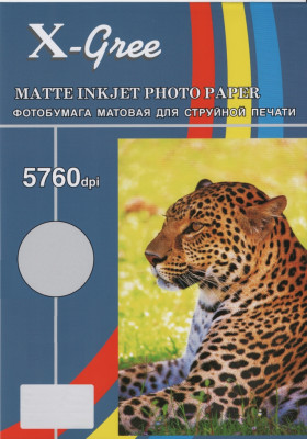 Фотобумага X-GREE A4/100/140г  Матовая одностороняя MS140-A4-100 (14&amp;20)