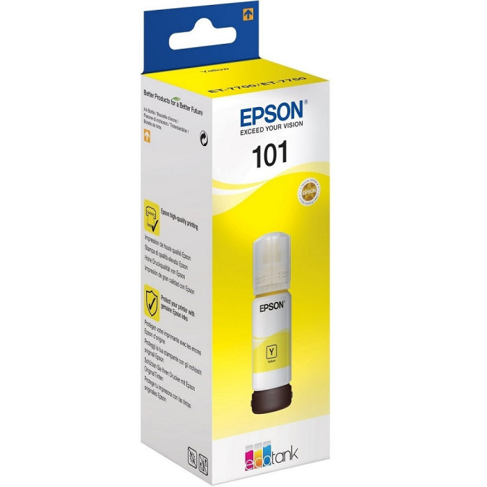 Чернила C13T03V44A 101 L4150/L4160/L6160/L6170/L6190/L4167 yellow ink bottle 70ml