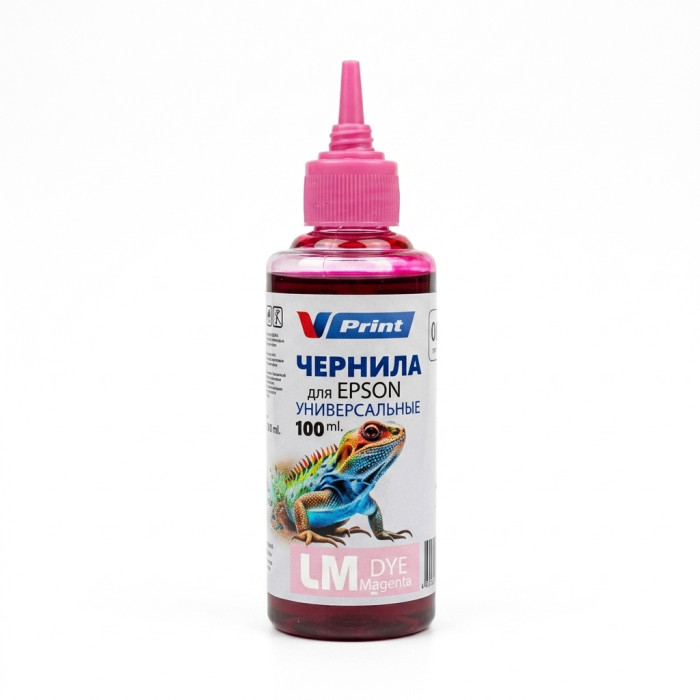 Чернила VPRINT EP ТИП Универсальные (для Epson) Light Magenta / Св.Пурпурный 100ml (100)  водорастворимые для струйных принтеров