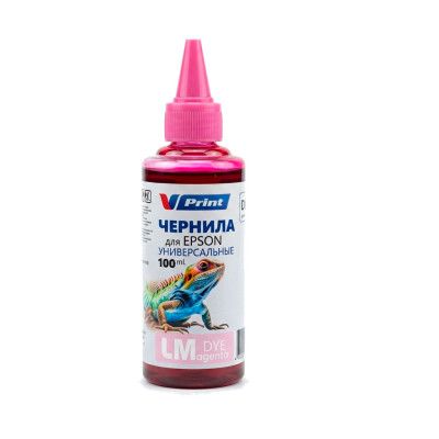Чернила VPRINT EP ТИП Универсальные (для Epson) Light Magenta / Св.Пурпурный 100ml (100)  водорастворимые для струйных принтеров