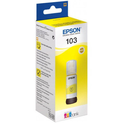 Чернила C13T00S44A 103 L3100/3101/3110/3150/3160/5190 Yellow / Желтый ink bottle 65ml